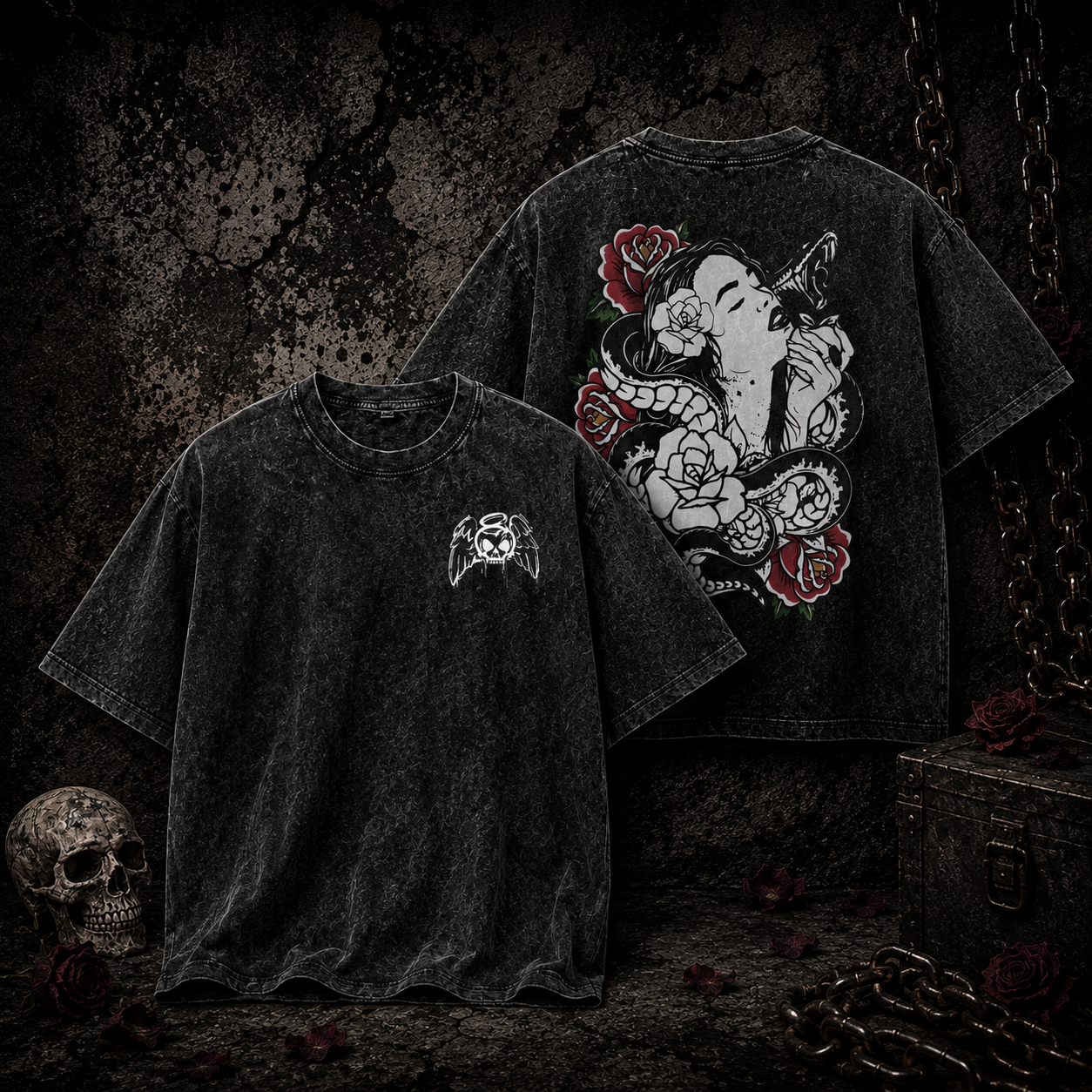 Oversized Medusa tee
