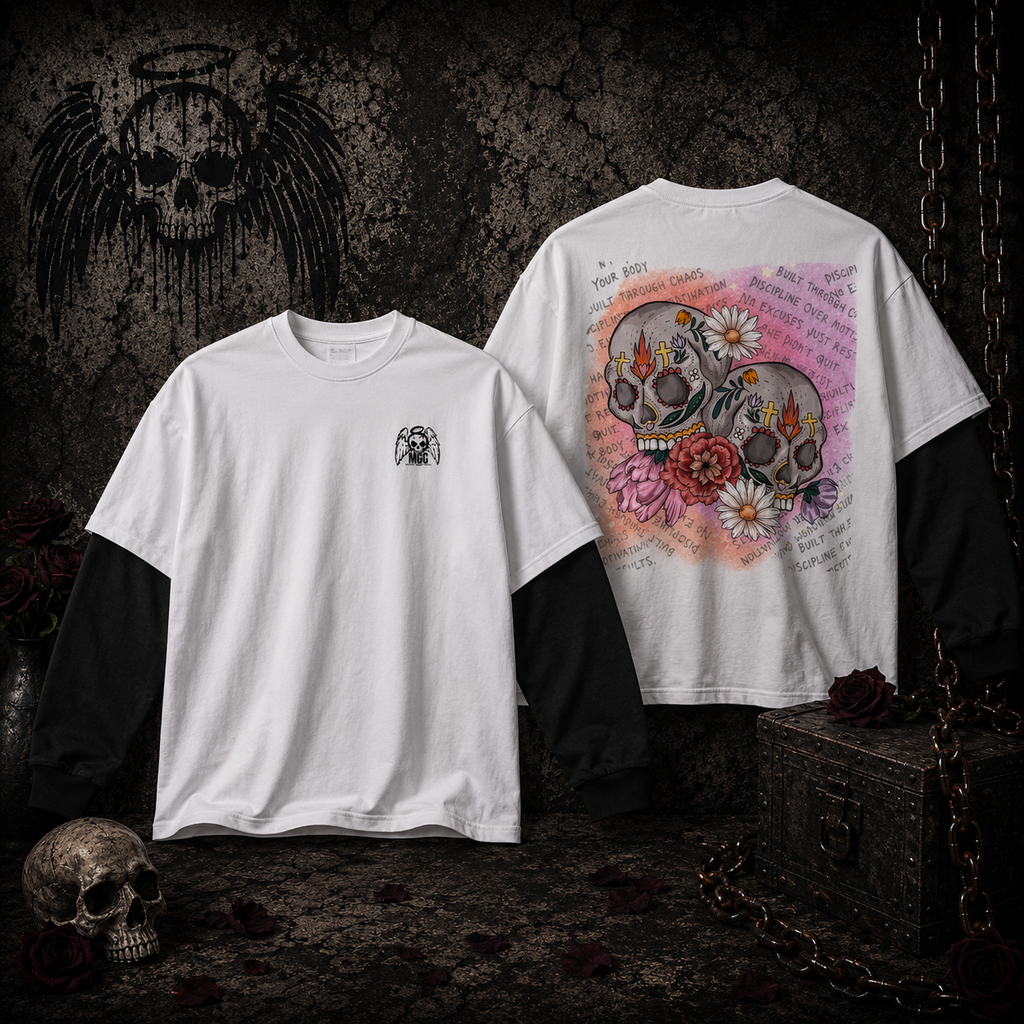 Boyfriend Long Sleeve day of the dead Tee