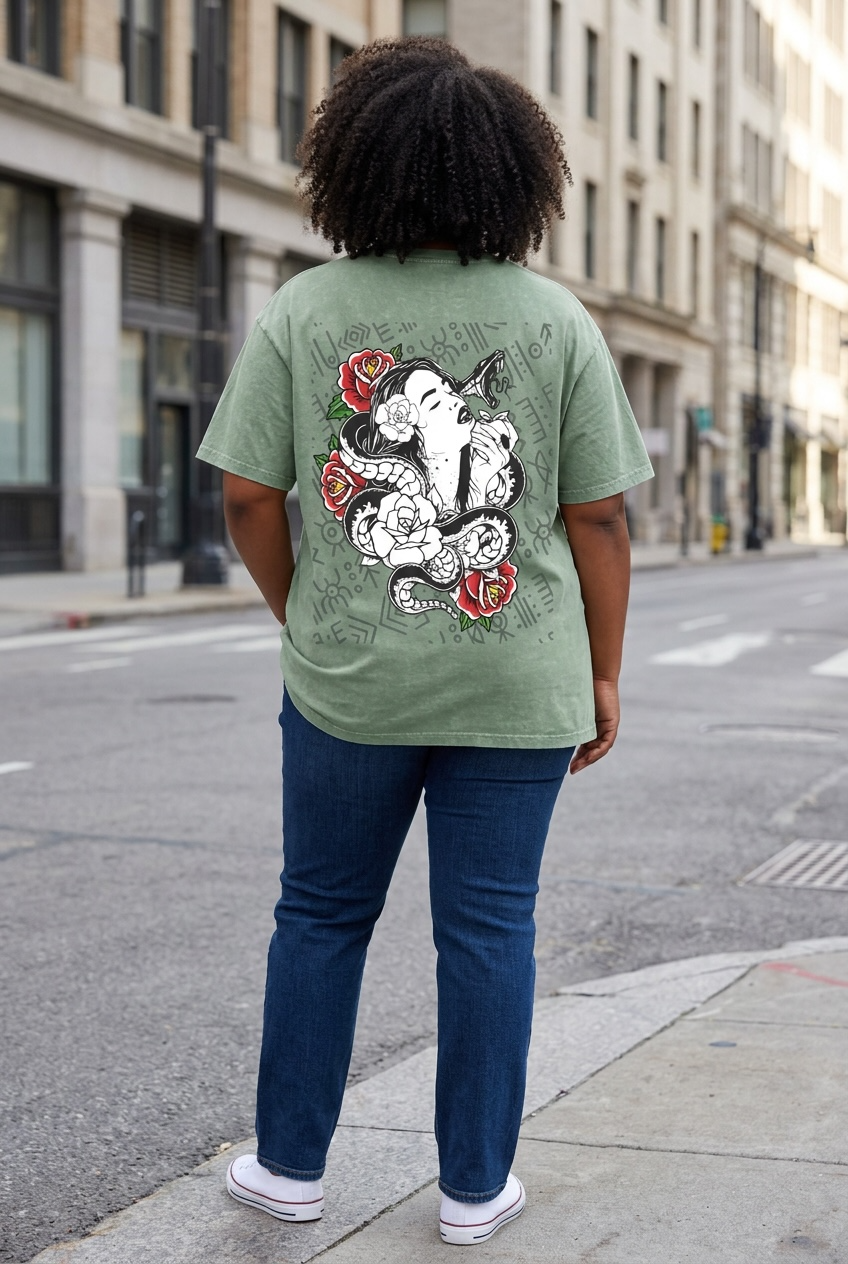 Oversized Medusa tee