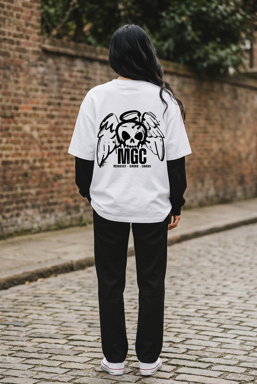 Boyfriend Long Sleeve Tee MGC logo