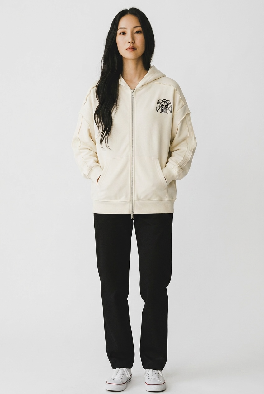 Layered Zip Hoodie MGC Logo