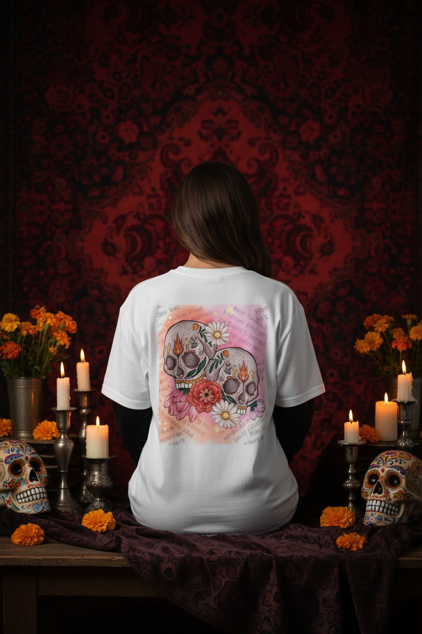 Boyfriend Long Sleeve Day of the Dead Tee